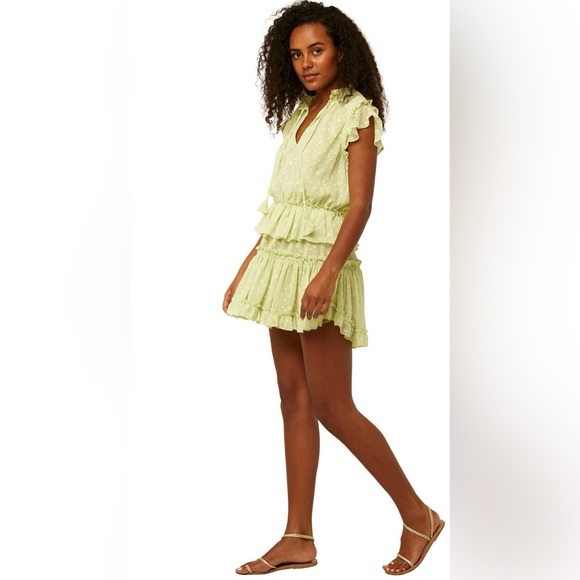 Misa Los Angeles Medium Lilian Honey Dress. 💚⚡️ - Picture 3 of 8